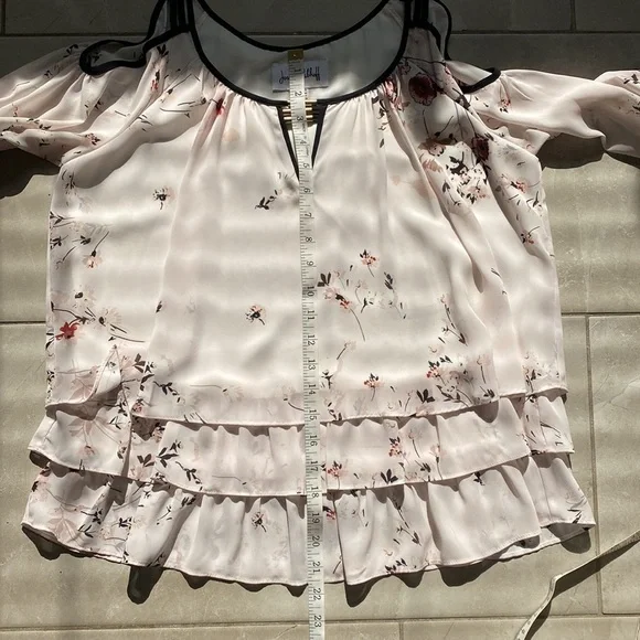 Joseph Ribkoff Cold Shoulder Dusty Rose Quarter Sleeve Top - Picture 13 of 13